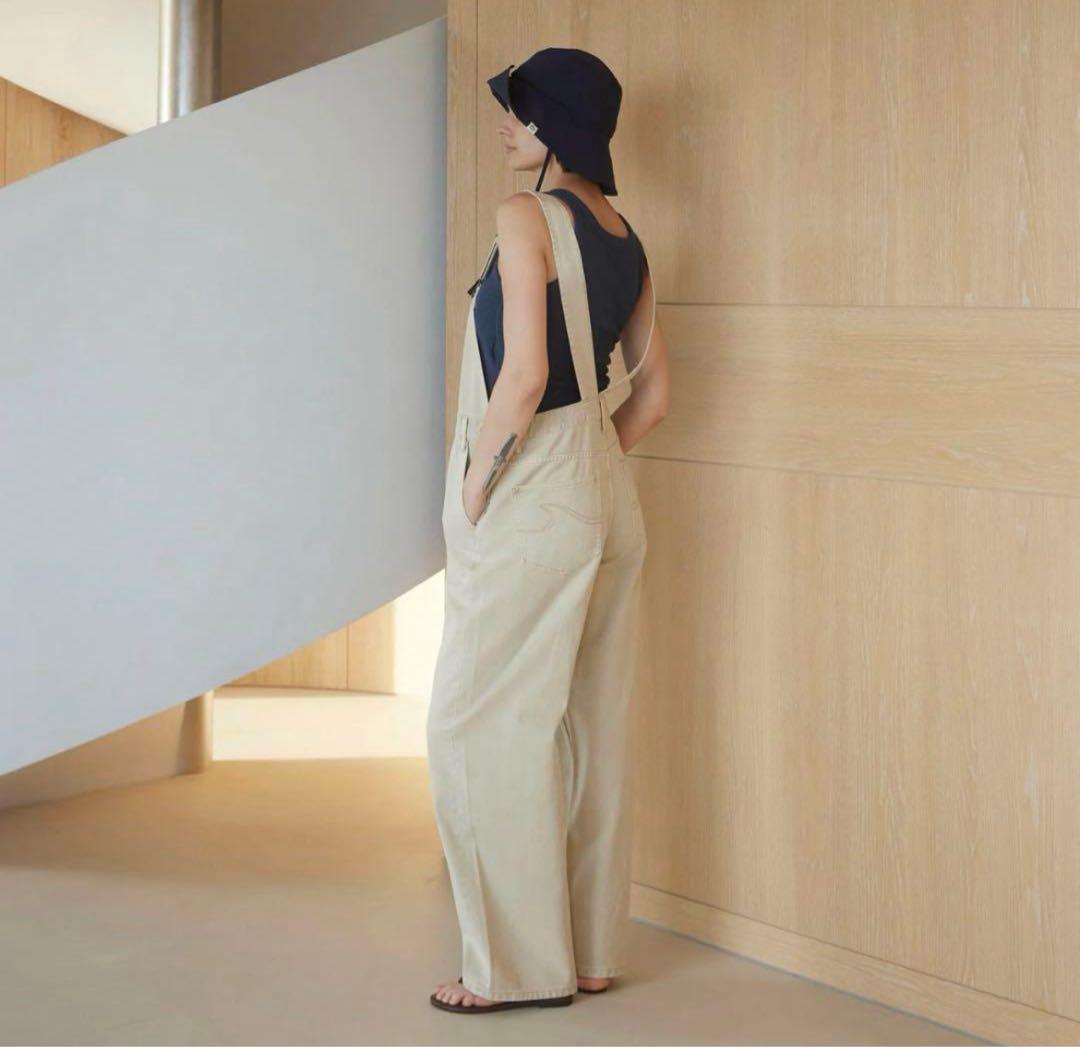 シールームリン　サルファダイstraightデニムサロペット