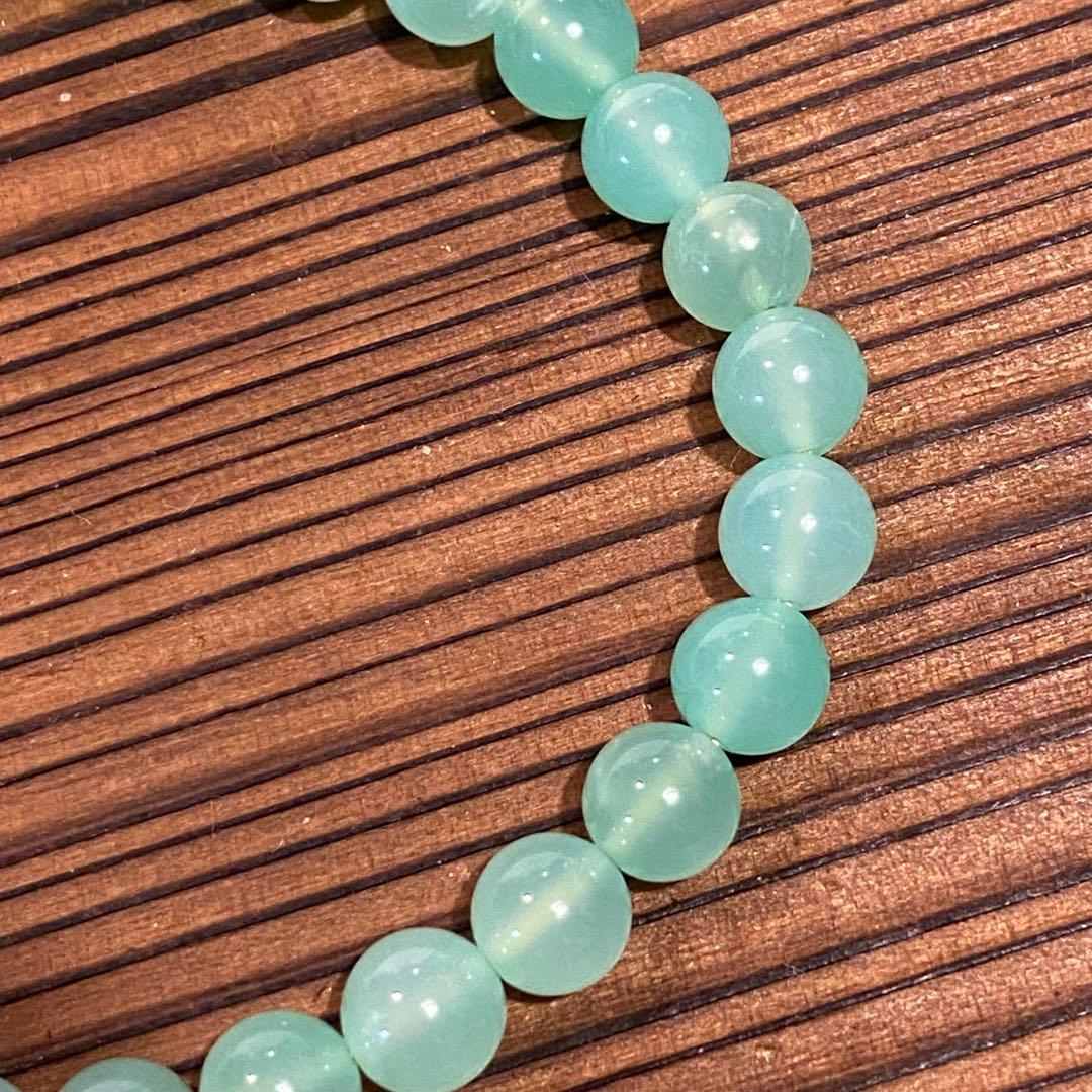 高品質　クリソプレーズ ブレスレット　 天然石 パワーストーン