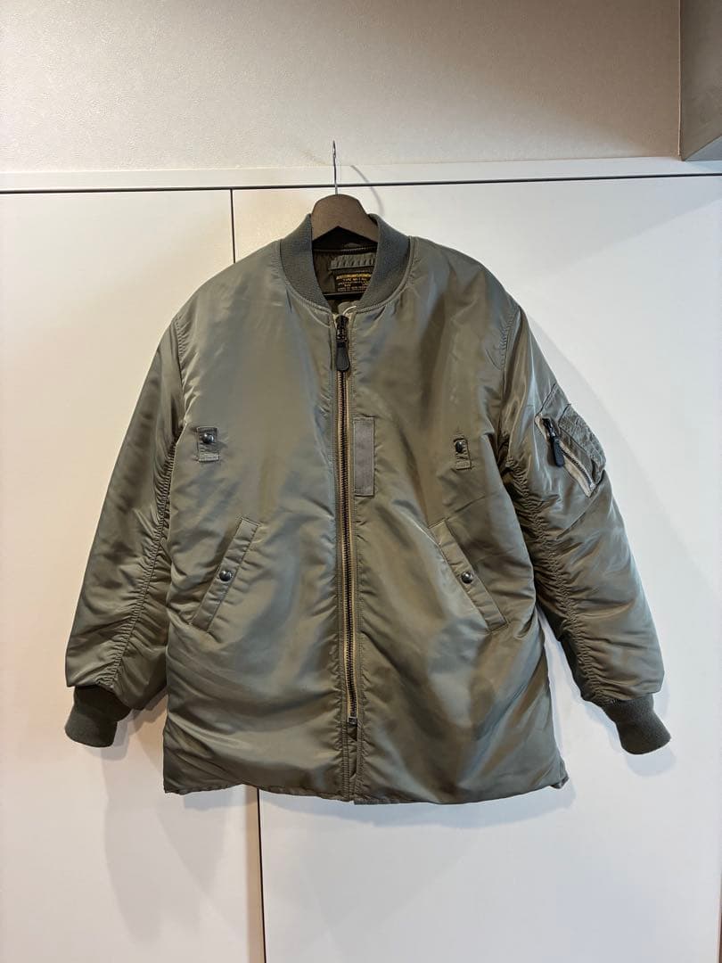 週末限定値下【公式完売品】WAIPER MA-1 ALL フライトコート セージ