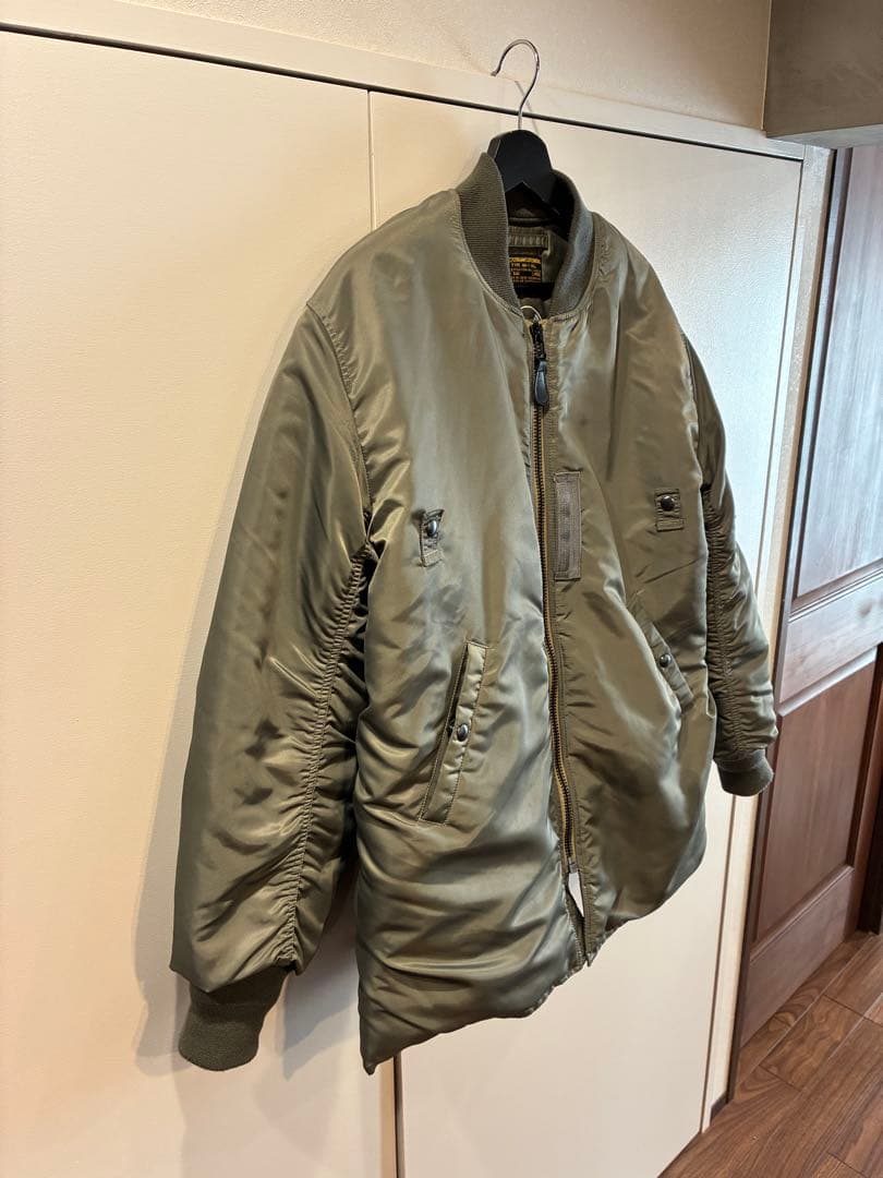 週末限定値下【公式完売品】WAIPER MA-1 ALL フライトコート セージ