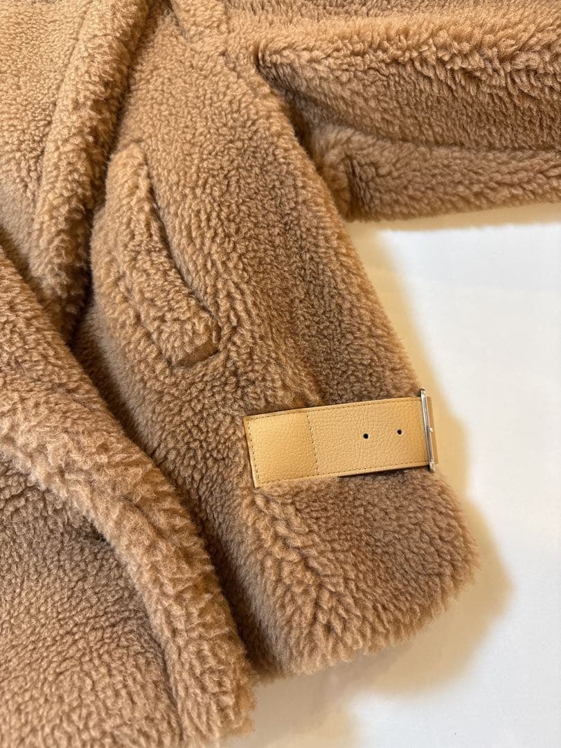 【美品 】マックスマーラ　テディジャケット　キャメル