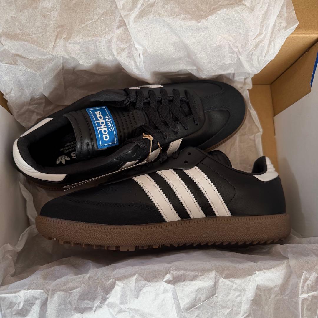 超美品【adidasオリジナルスゴルフ】サンバ ゴルフ 25cm