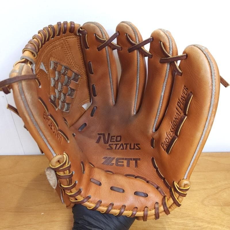 ZETT ゼット ネオステイタス シリコンラベル 投手用 軟式グローブ