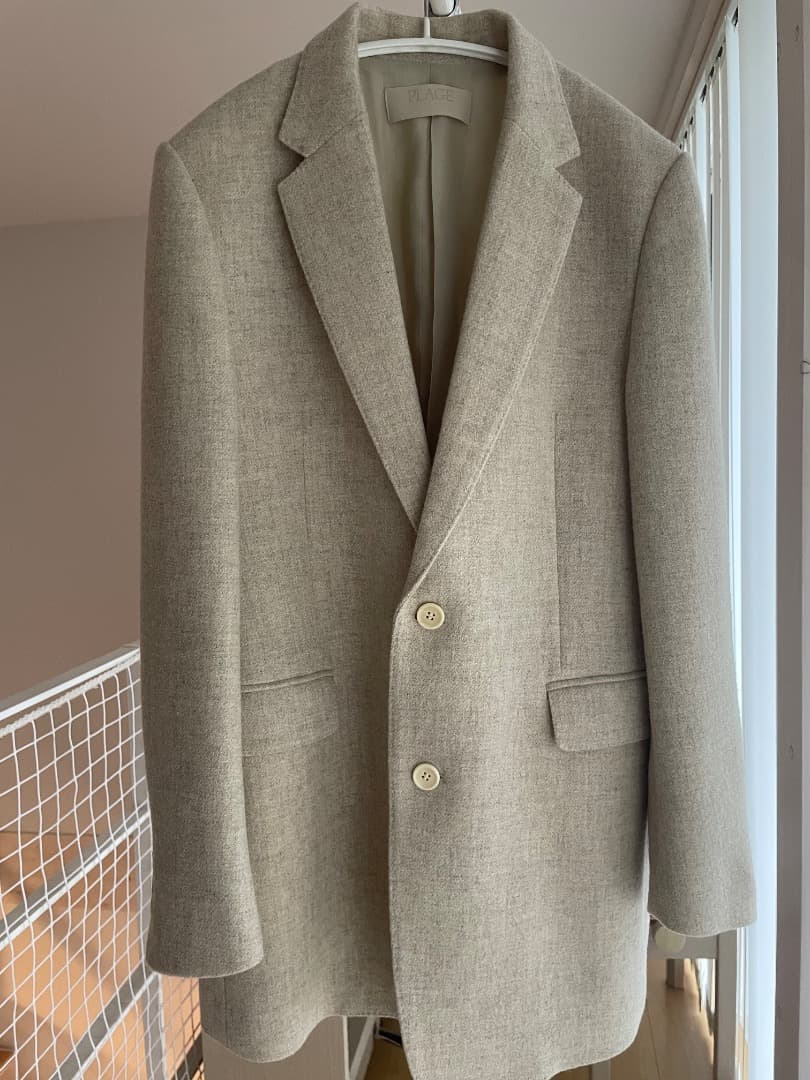 plage プラージュ　Big tailored ジャケット 36 ベージュ