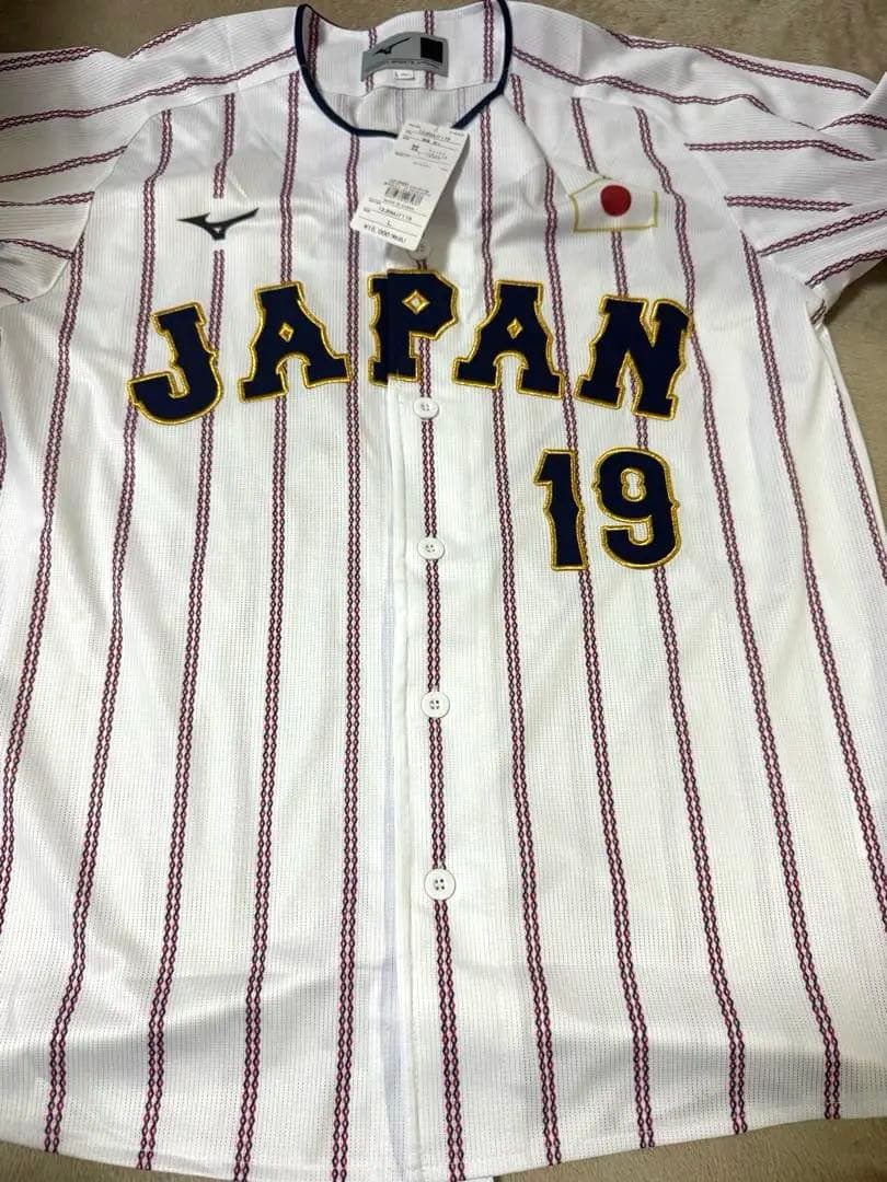 侍ジャパン 中日ドラゴンズ　高橋宏斗選手直筆サインユニフォームLサイズ 写真付き