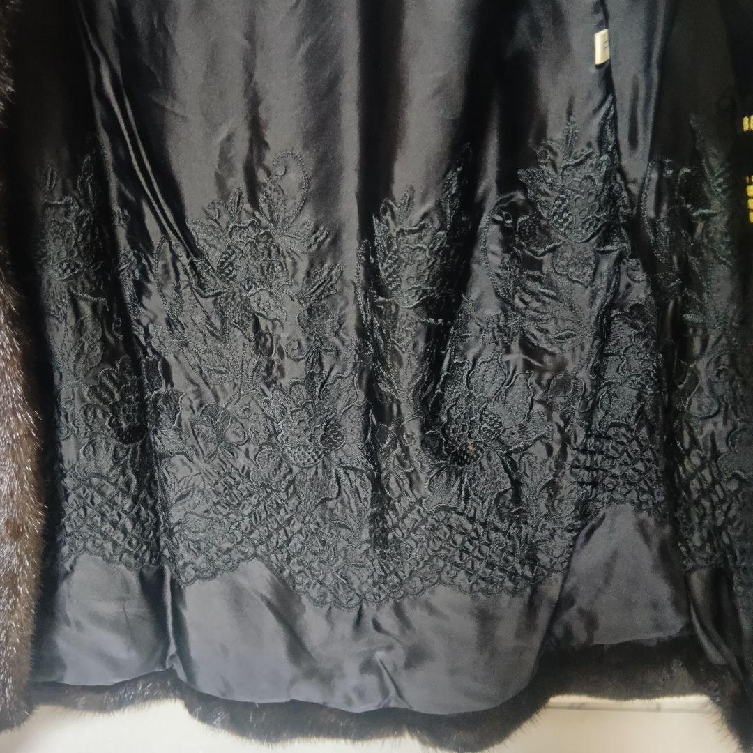 SAIKATSU　毛皮 コート 13号　大きめサイズ