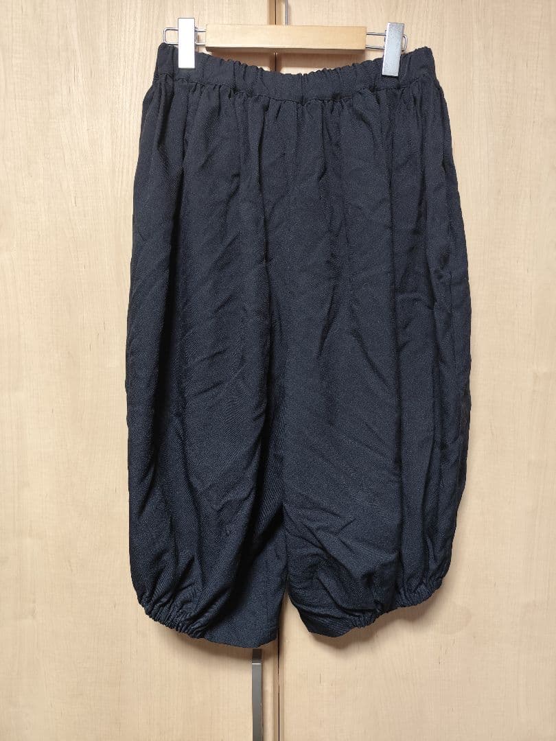 ブラックコムデギャルソン エステル縮絨 バルーンパンツ　XS