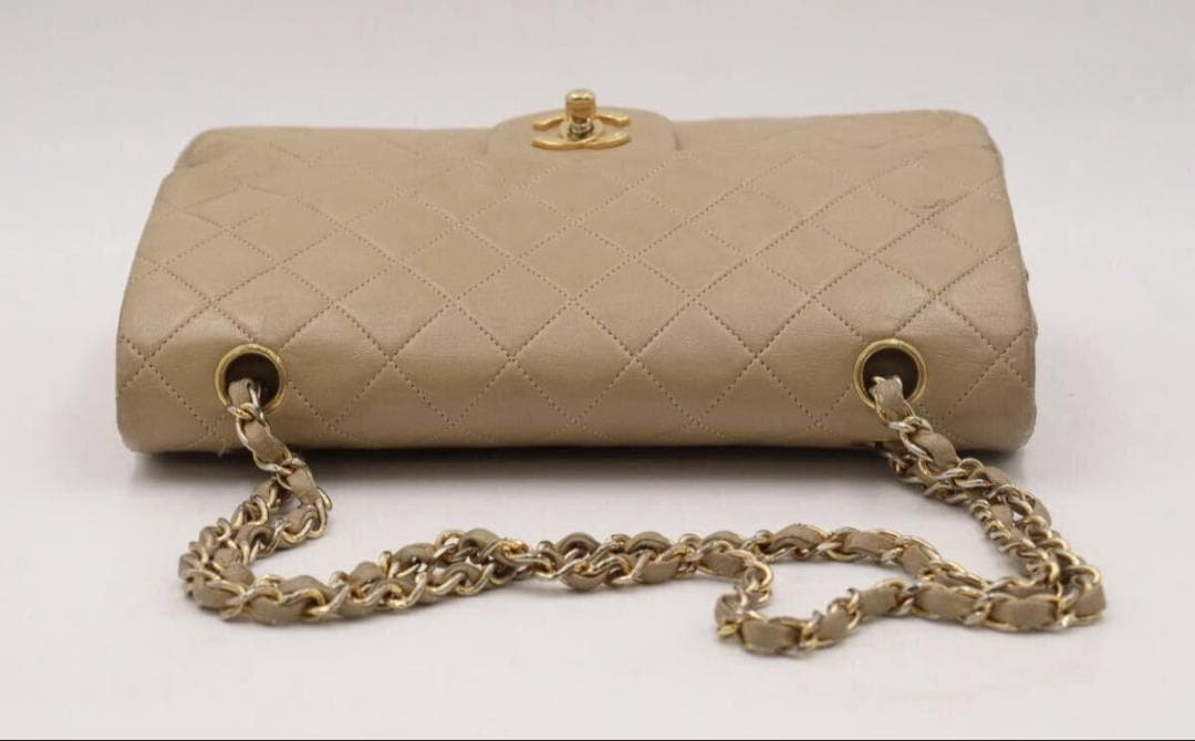 お買い得 CHANEL ダブルフラップ ターンロック ヴィンテージ マトラッセ