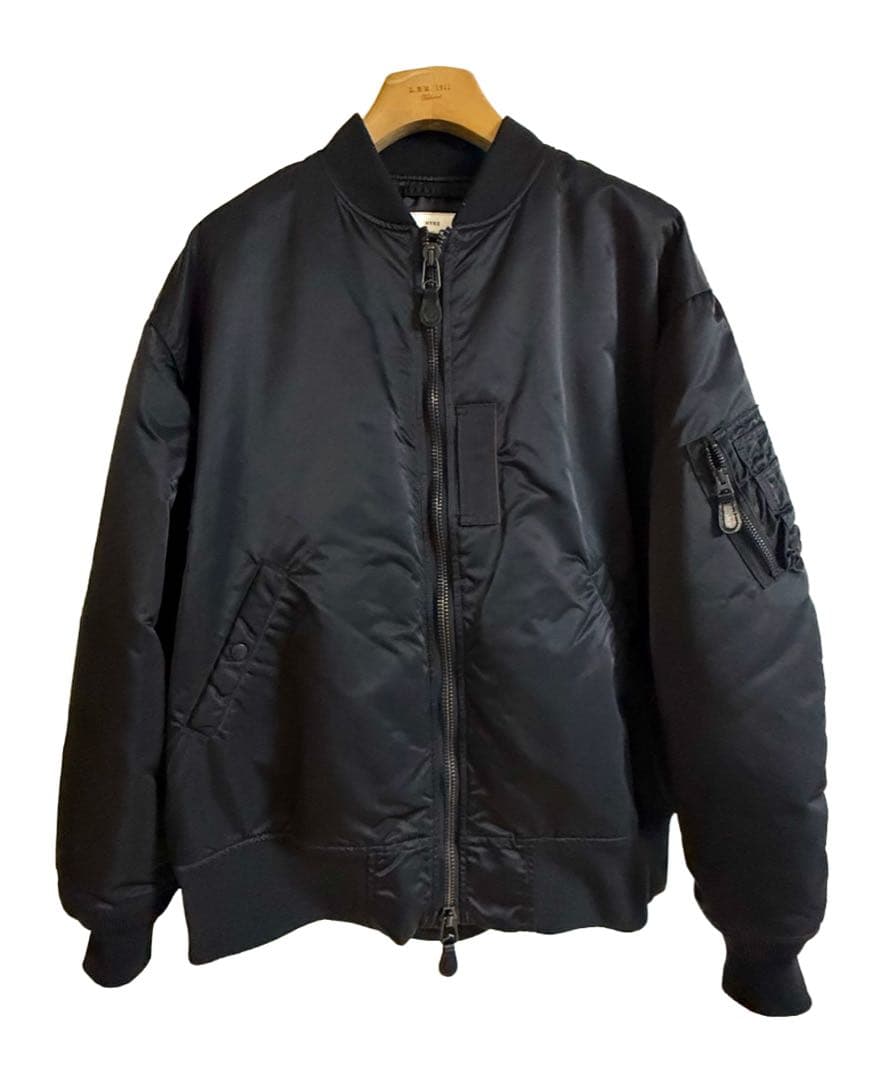 HYKE TYPE MA-1 ハイク ボンバー　黒 サイズ5 XXL 日本製