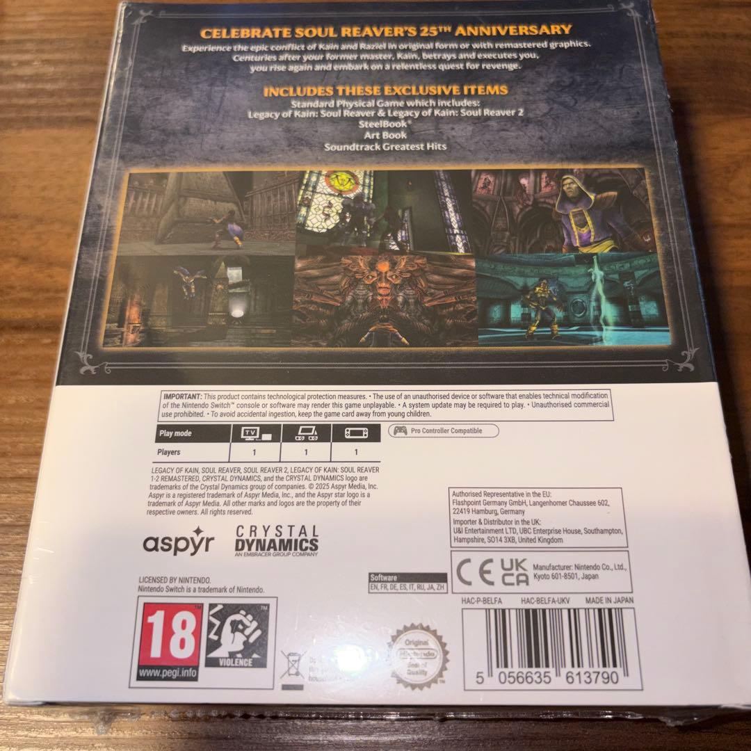 Nintendo Switch Legacy of Kain Soul Reaver 1 & 2 switch