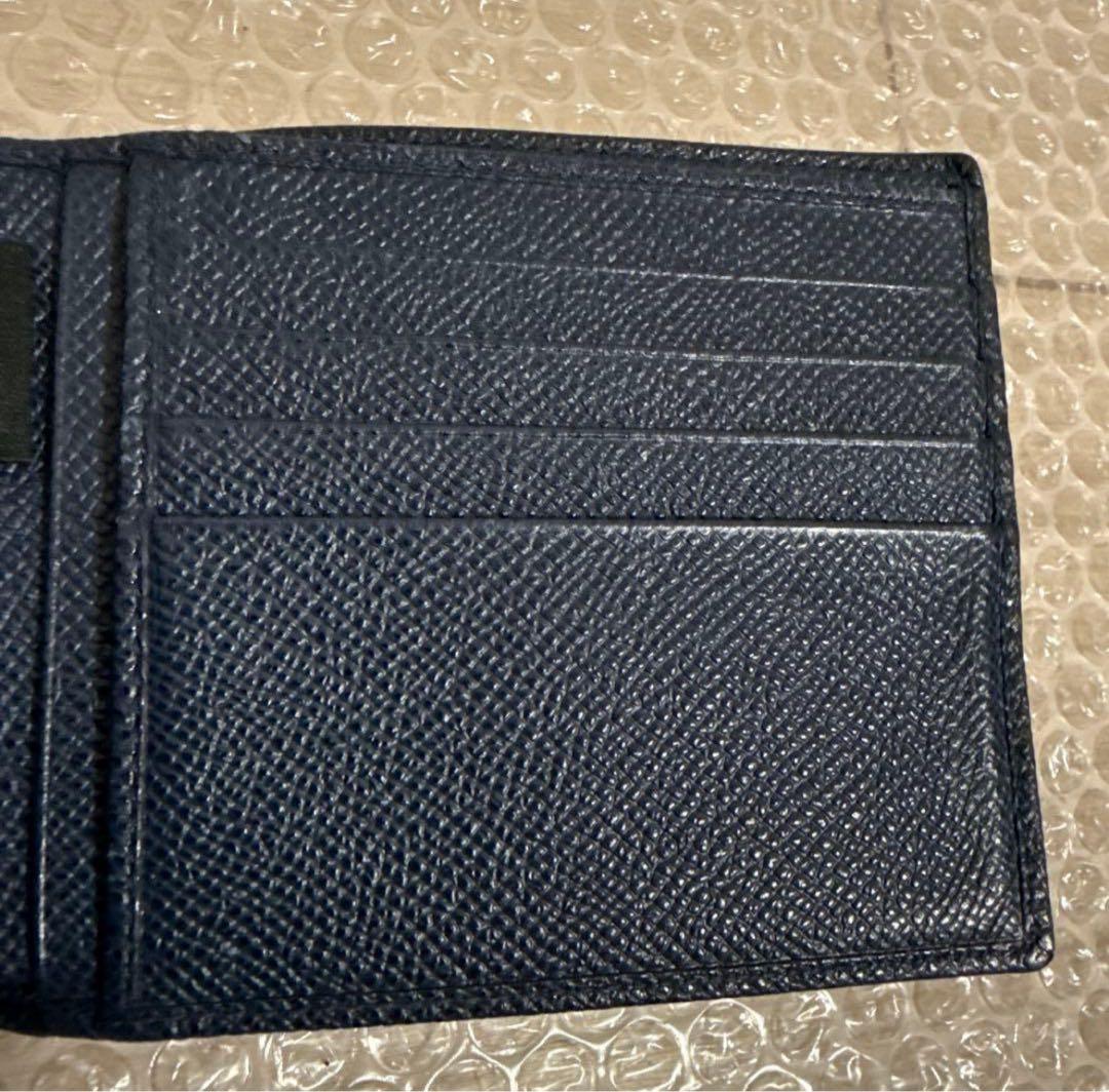 二つ折り財布　BVLGARI ブルー