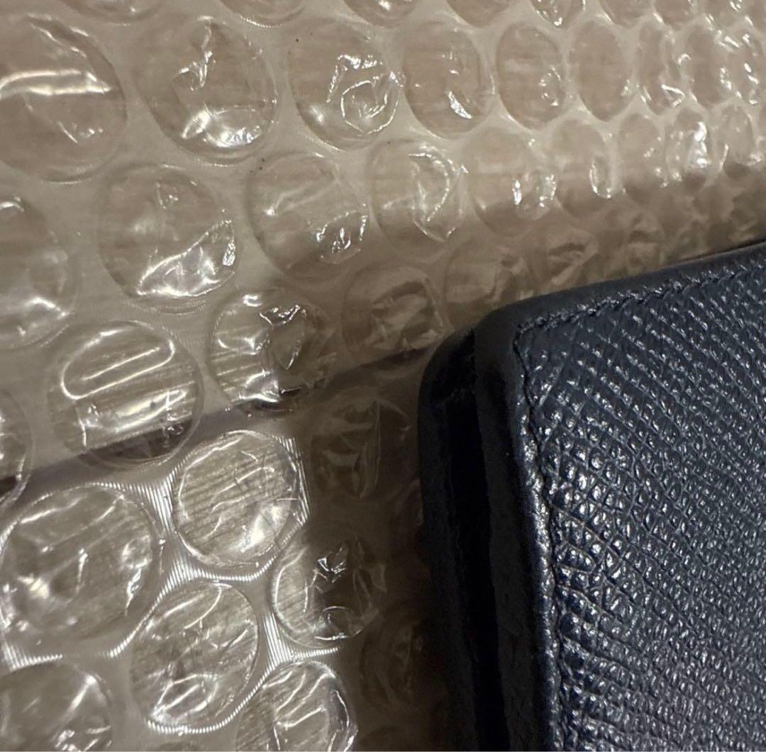 二つ折り財布　BVLGARI ブルー