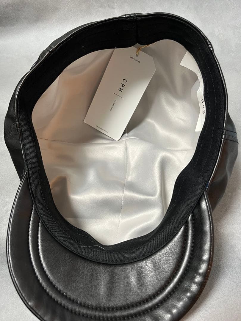 CPH カワシマタカヒロ レザー キャスケット M/L