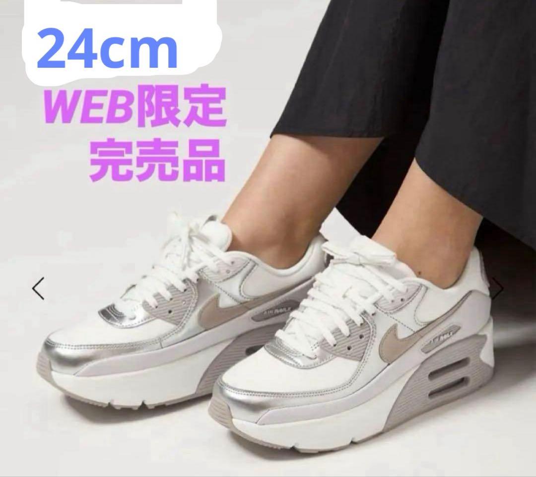 AIR MAX 90 LV8 メタリックプラチナム24cm
