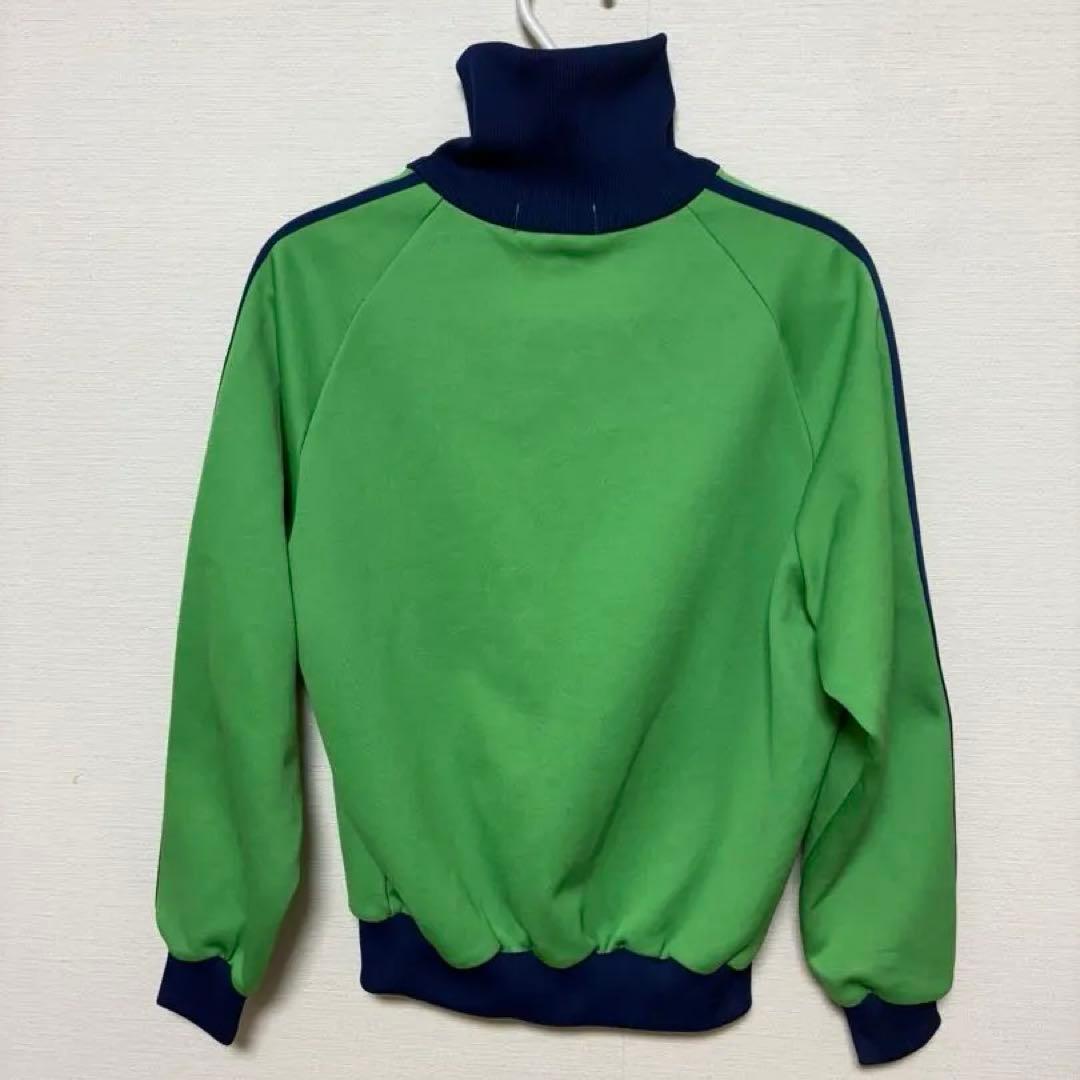 adidas グリーン ネイビー ジャージ