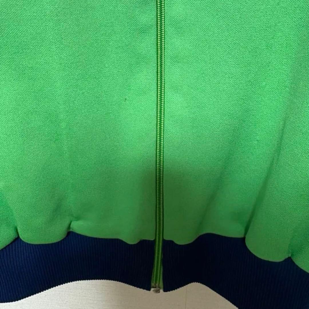 adidas グリーン ネイビー ジャージ