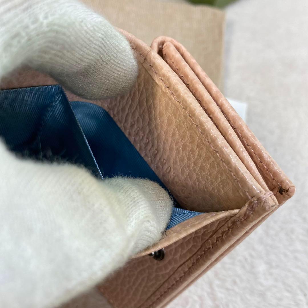 ！新品！　GUCCI グッチ　コンパクトウォレット　折り財布　ピンク