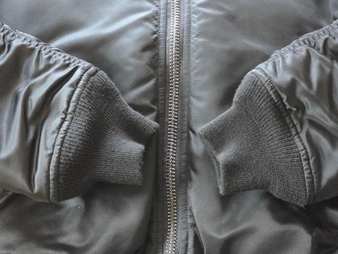 月*様 【ALPHA】 MA-1フライトジャケット ブラック Sサイズ