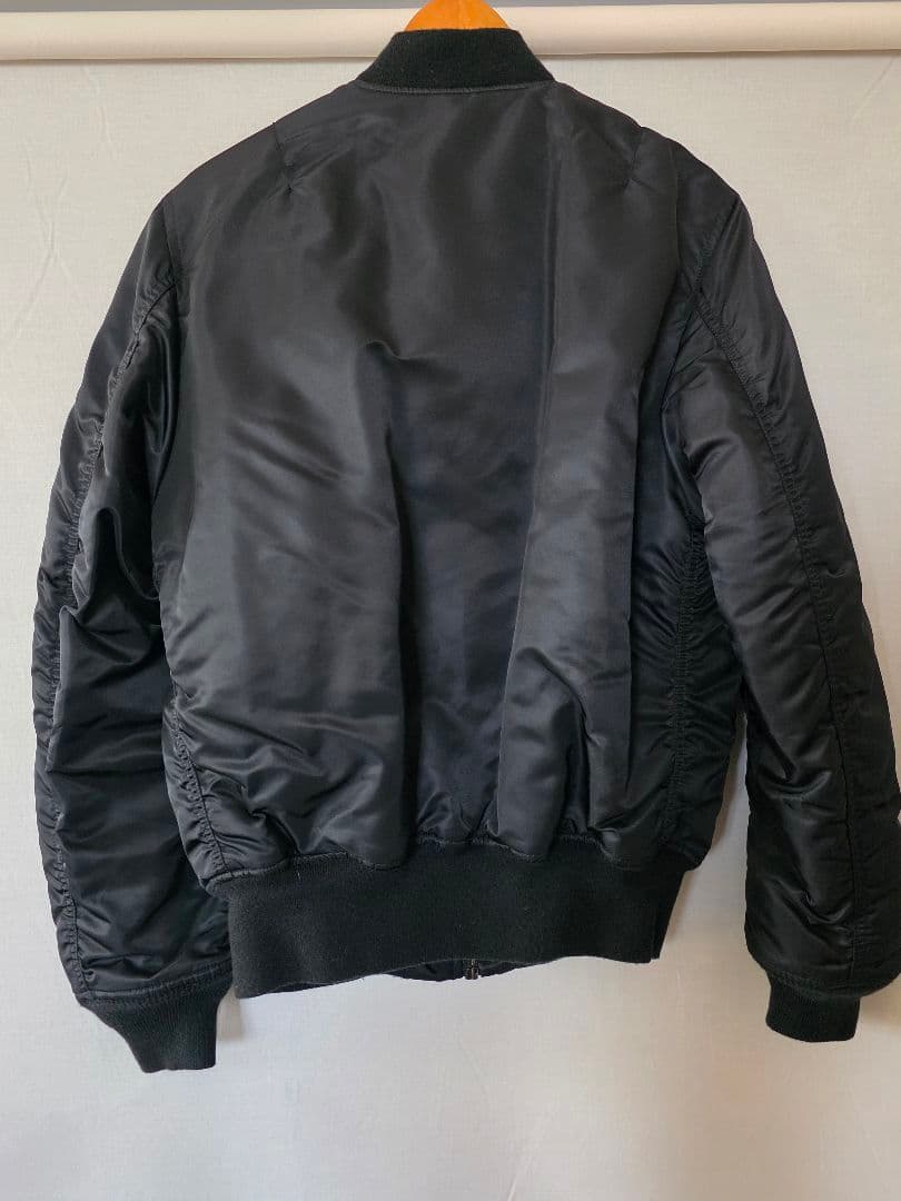 月*様 【ALPHA】 MA-1フライトジャケット ブラック Sサイズ