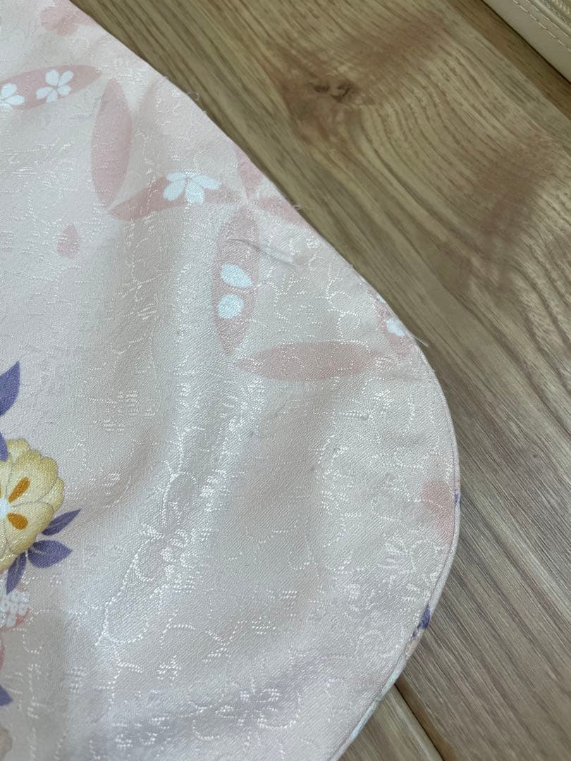 ３歳七五三着物セット　被布　薄ピンク　花柄