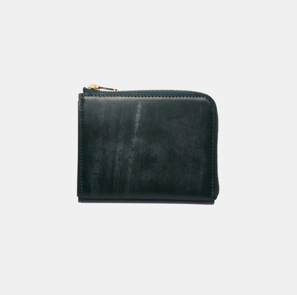 CRAFSTO　ブライドルレザー L字ファスナー財布 グリーン