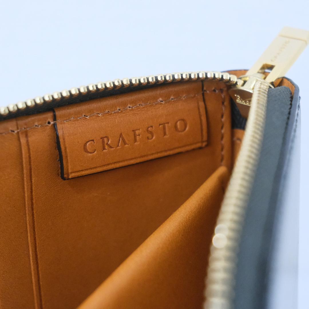CRAFSTO　ブライドルレザー L字ファスナー財布 グリーン