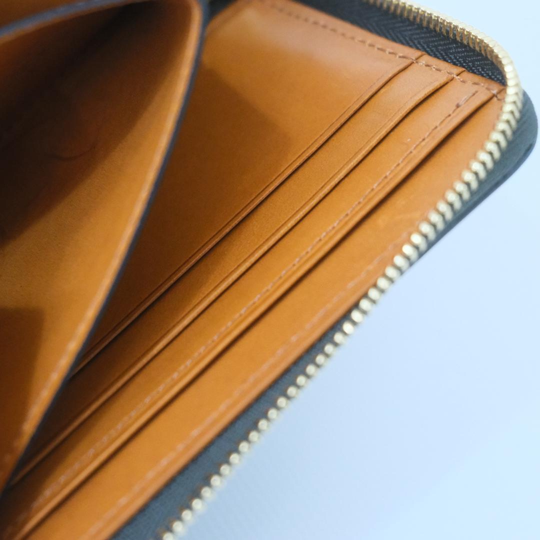 CRAFSTO　ブライドルレザー L字ファスナー財布 グリーン