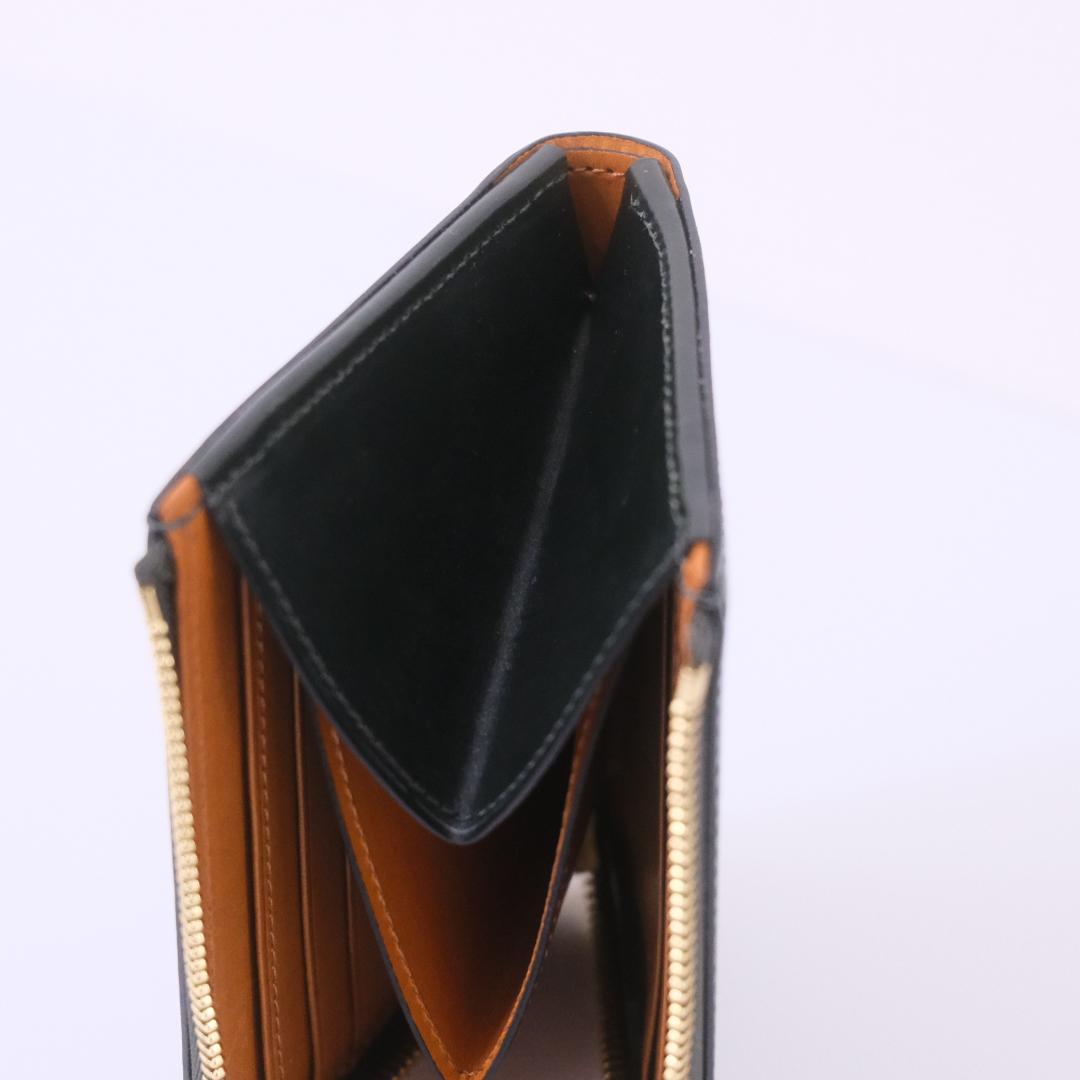 CRAFSTO　ブライドルレザー L字ファスナー財布 グリーン