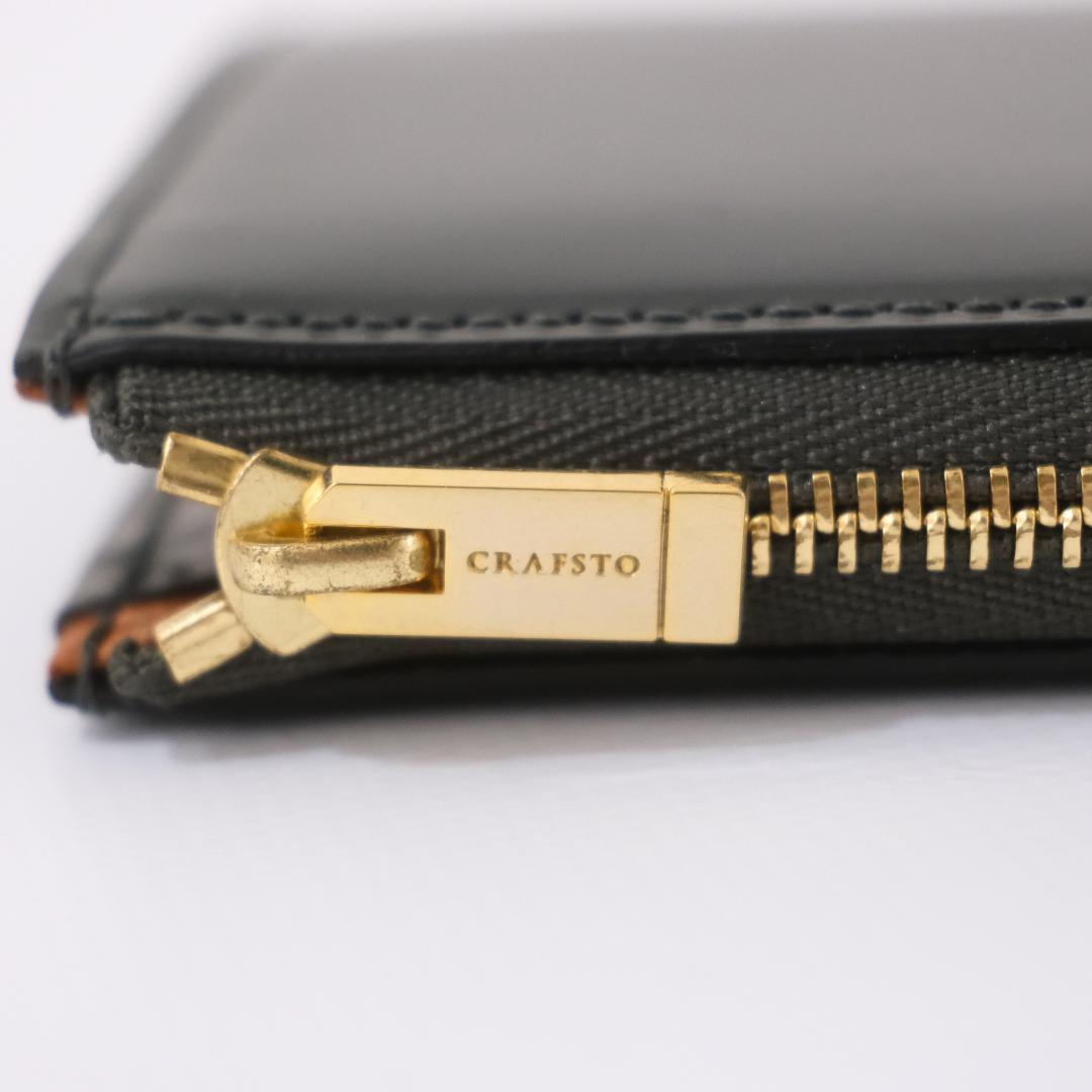 CRAFSTO　ブライドルレザー L字ファスナー財布 グリーン