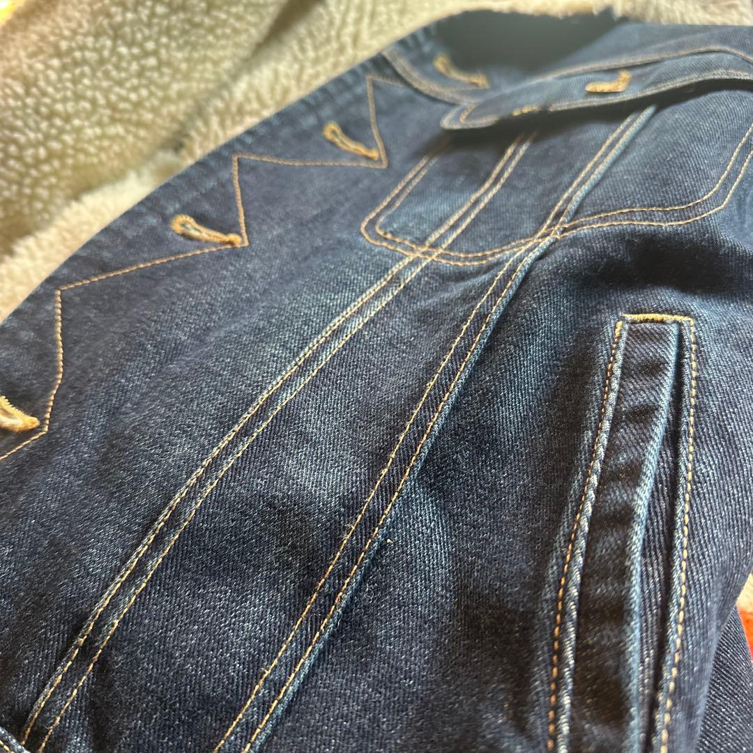 り*く様 最終値下げ 希少Lee 濃紺ボアデニムStorm Rider size