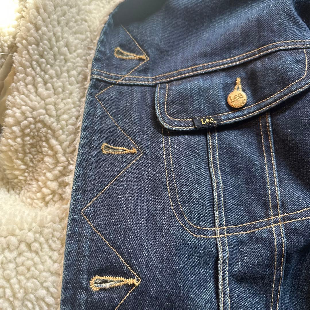 り*く様 最終値下げ 希少Lee 濃紺ボアデニムStorm Rider size