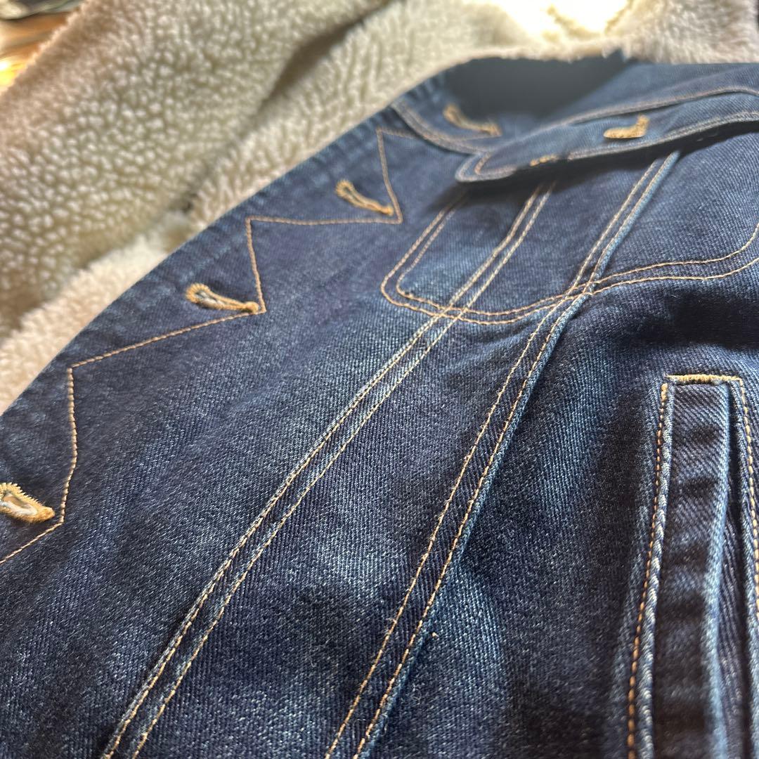 り*く様 最終値下げ 希少Lee 濃紺ボアデニムStorm Rider size