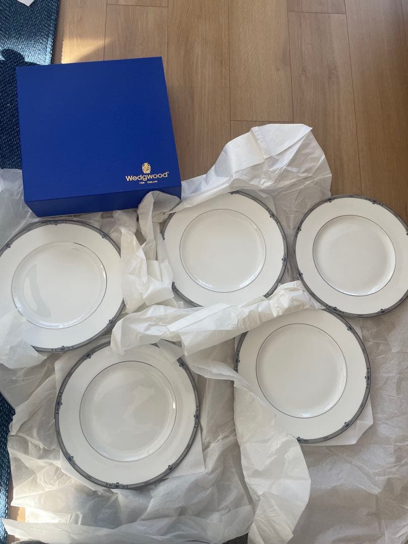 ウェッジウッド アムハースト ディナープレート27cm 5枚 箱あり