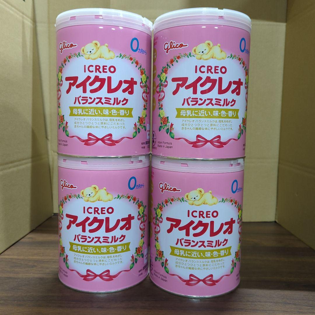 アイクレオ バランスミルク 800g×4缶 新品