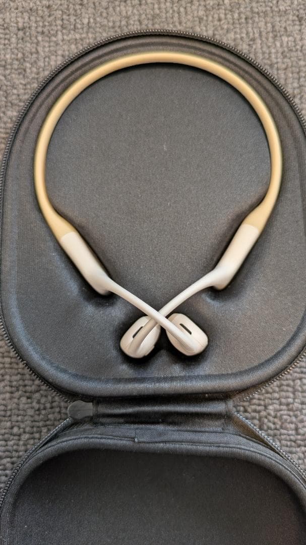 shokz (ショックス) OpenRun Pro 骨伝導イヤホン ベージュ