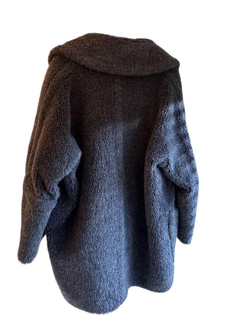 MaxMaraテディベアコートブルージーンズGIRL1 希少 美品xs