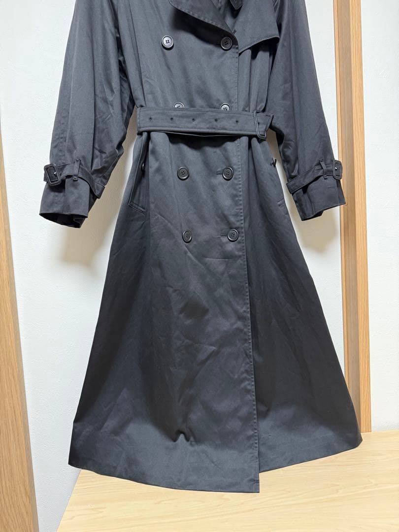 バーバリーズ　トレンチコート　チェック柄　ベルト　Aライン　ロング