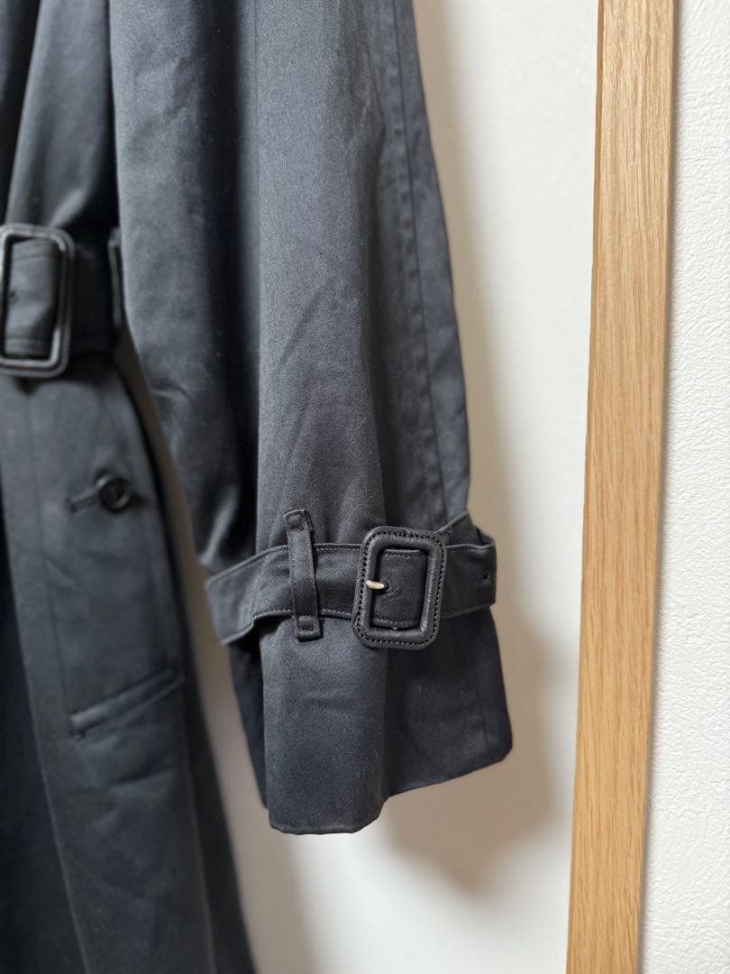 バーバリーズ　トレンチコート　チェック柄　ベルト　Aライン　ロング