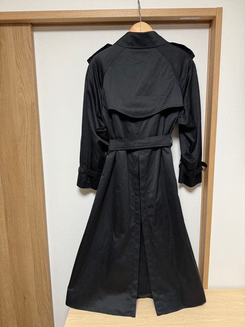 バーバリーズ　トレンチコート　チェック柄　ベルト　Aライン　ロング