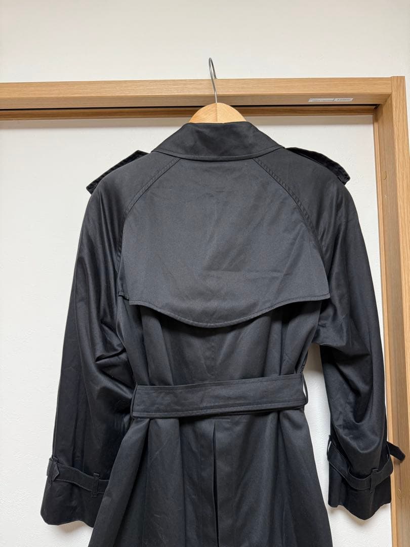 バーバリーズ　トレンチコート　チェック柄　ベルト　Aライン　ロング