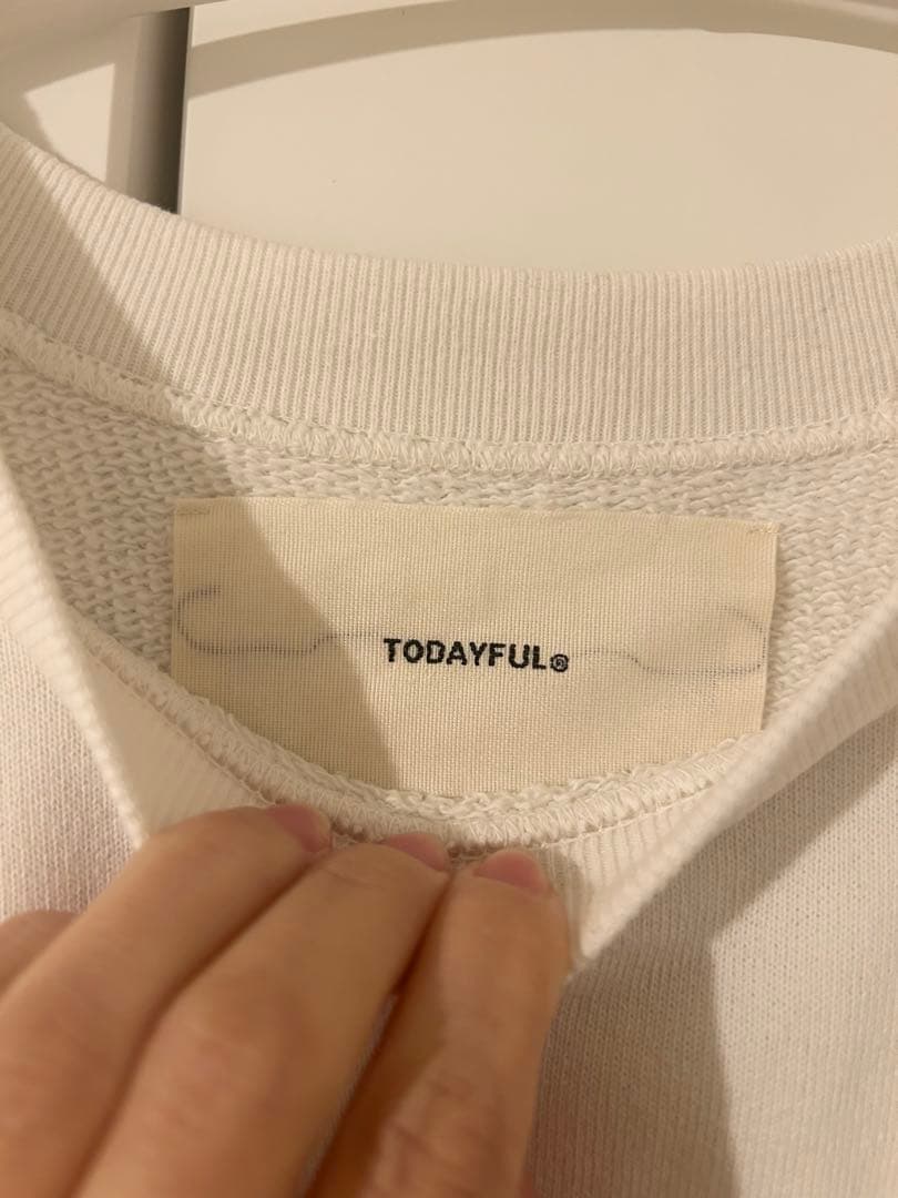 TODAYFUL Useful sweat pullover ホワイト