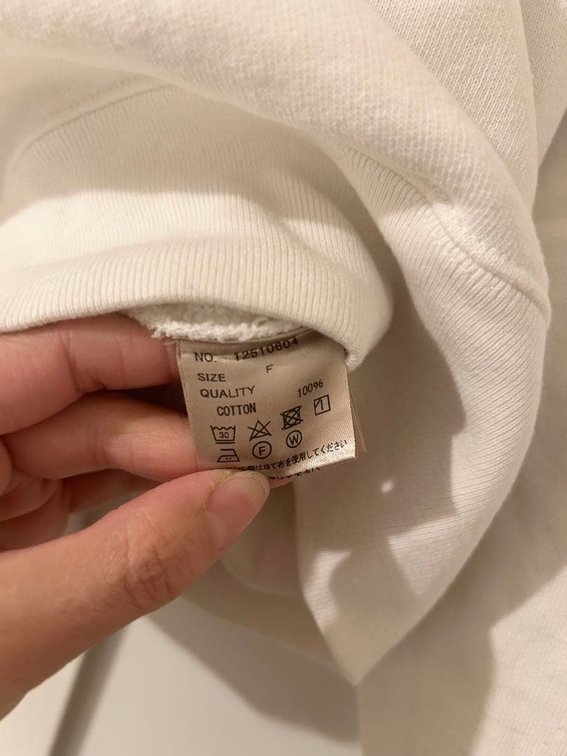 TODAYFUL Useful sweat pullover ホワイト