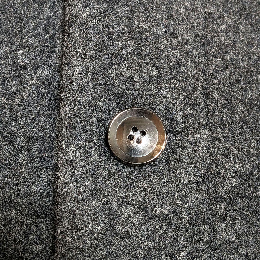 美品✨️ダントン ウールモッサ ノーカラーVネック ジャケット 近年モデル 38