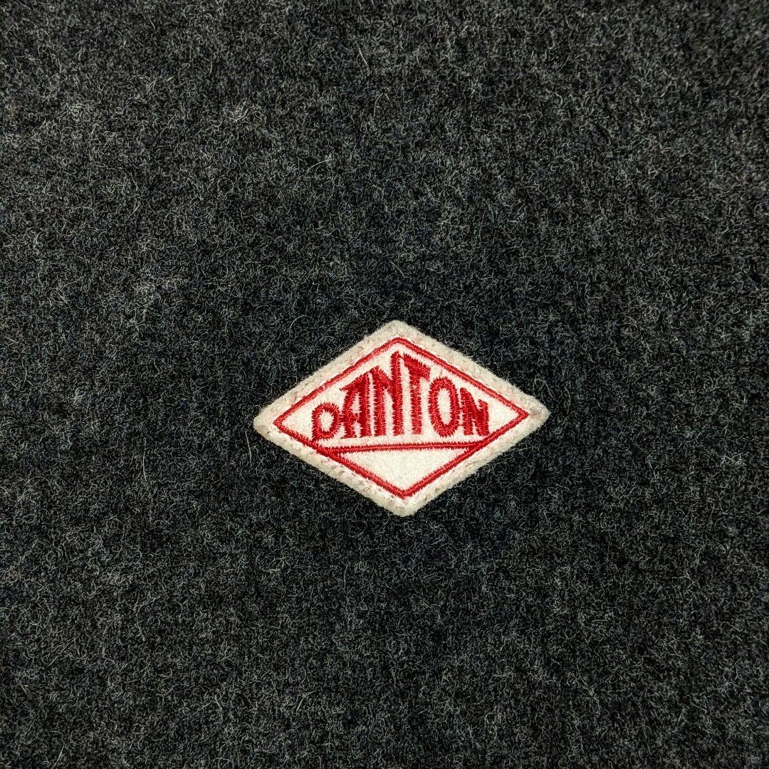 美品✨️ダントン ウールモッサ ノーカラーVネック ジャケット 近年モデル 38