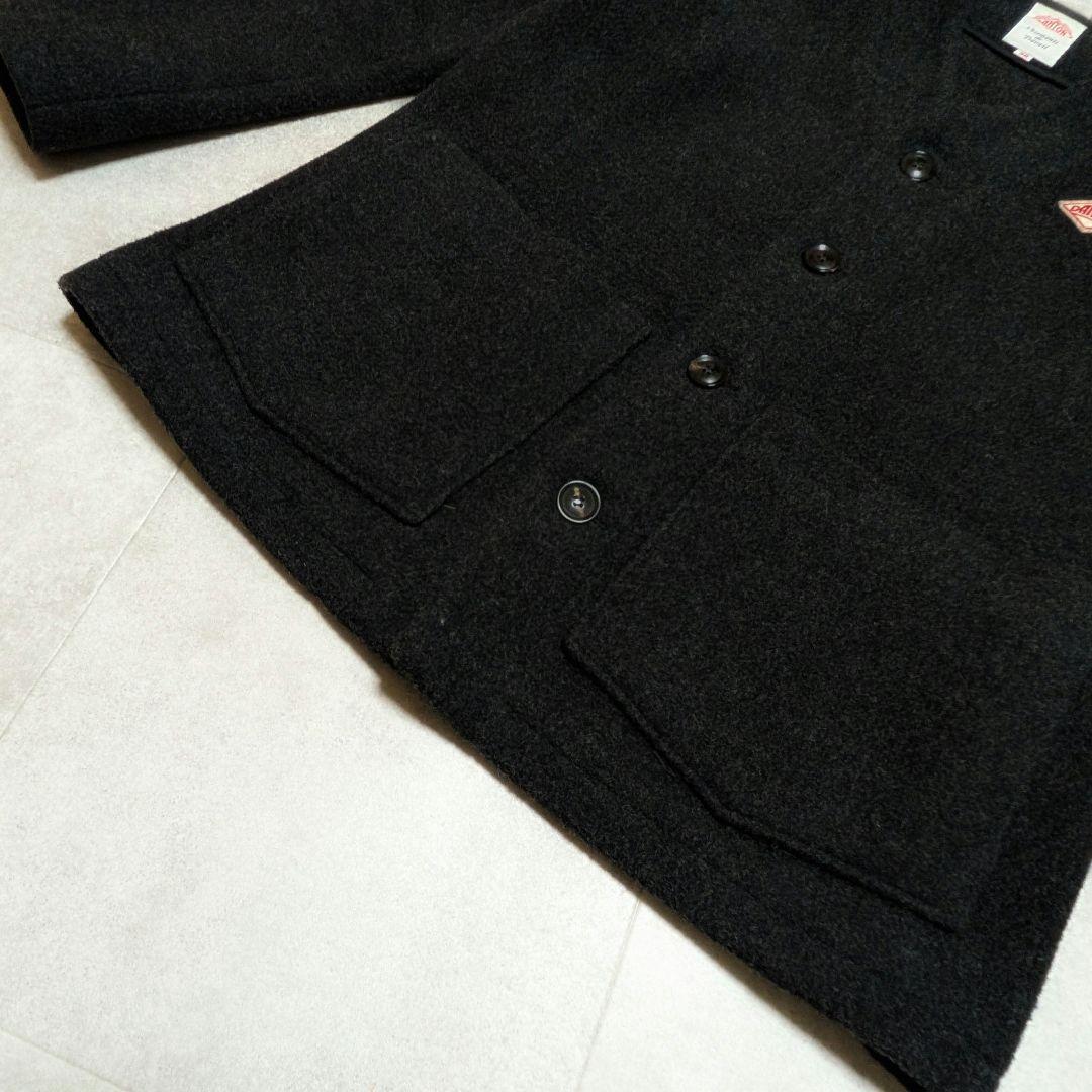 美品✨️ダントン ウールモッサ ノーカラーVネック ジャケット 近年モデル 38