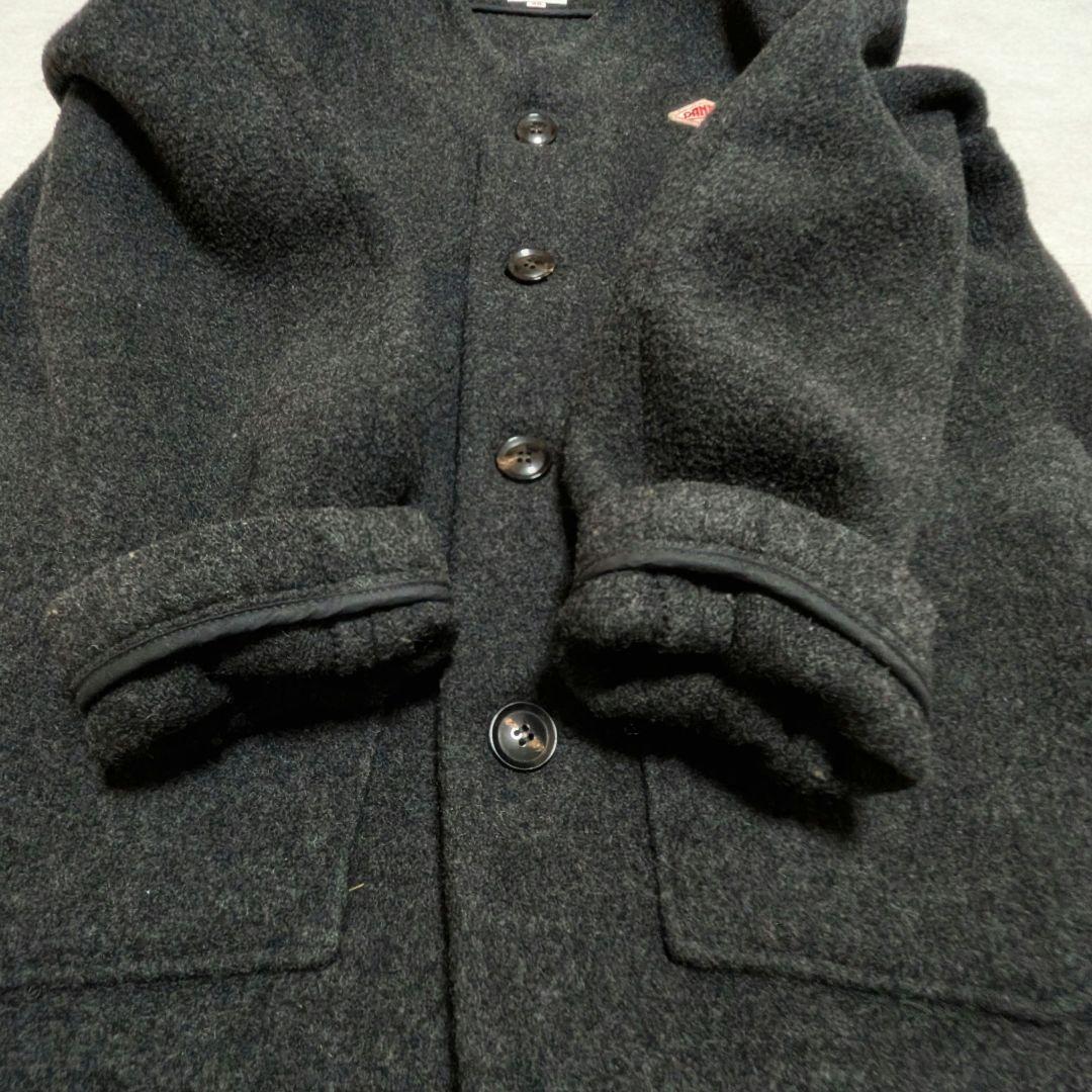 美品✨️ダントン ウールモッサ ノーカラーVネック ジャケット 近年モデル 38