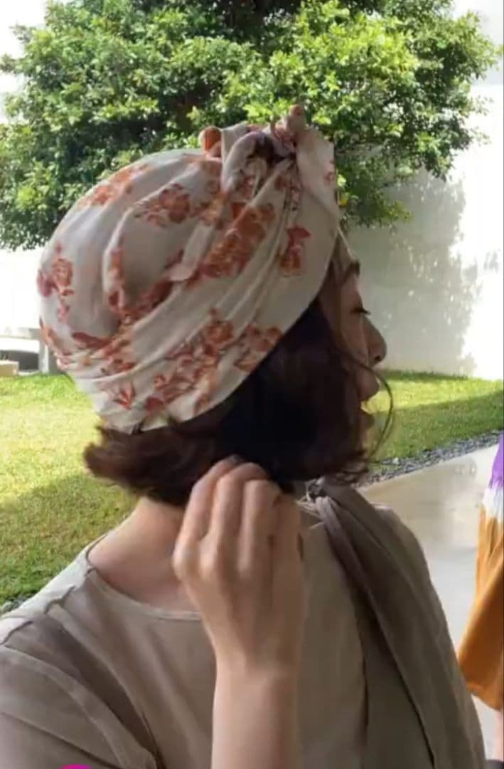 完売品　rippmonster   シルクルームターバン