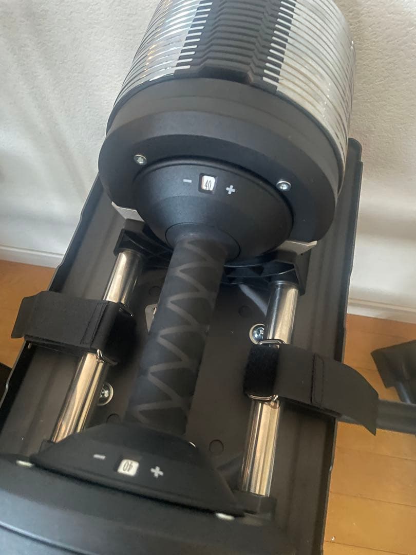 【超美品】 ライシン 可変式ダンベル 40kg 2個セット スタンド付き