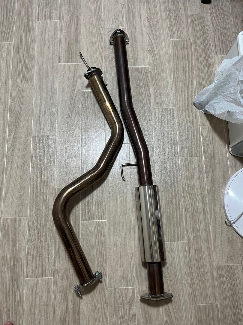 DB8/ek4/ek9用ゼロファイターエキゾーストセンターパイプセット タイプＢ