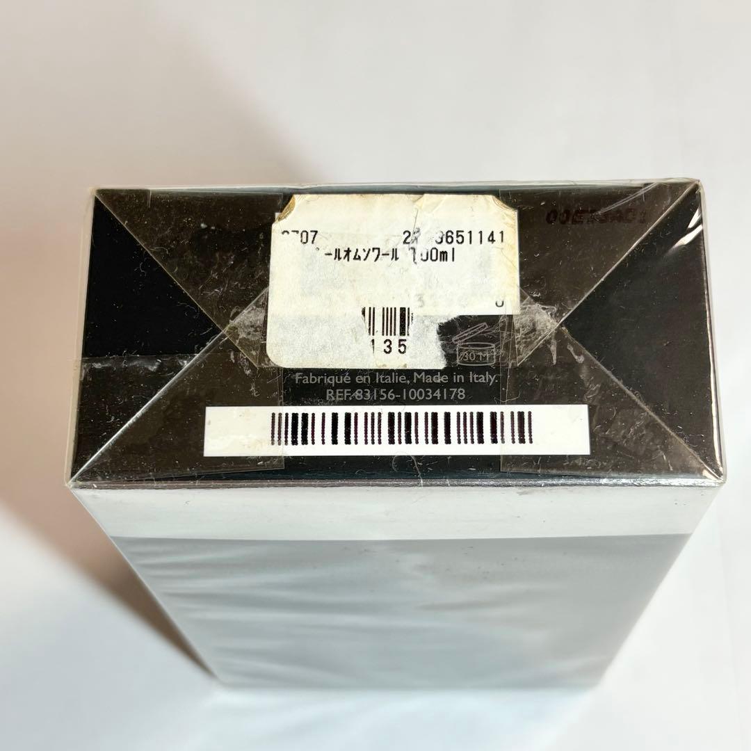 新品未開封 ブルガリ プールオム ソワール オードトワレ 100ml